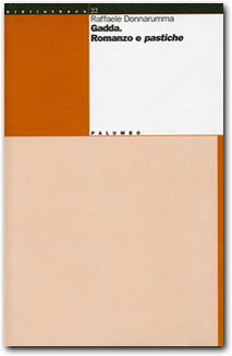  copertina Gadda. Romanzo e pastiche