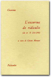  copertina L’excursus de ridiculis (De oratore II 216-290)