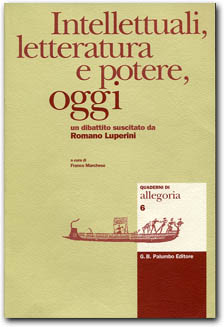  copertina Quaderni di Allegoria 6 - Intellettuali, letteratura e potere, oggi
